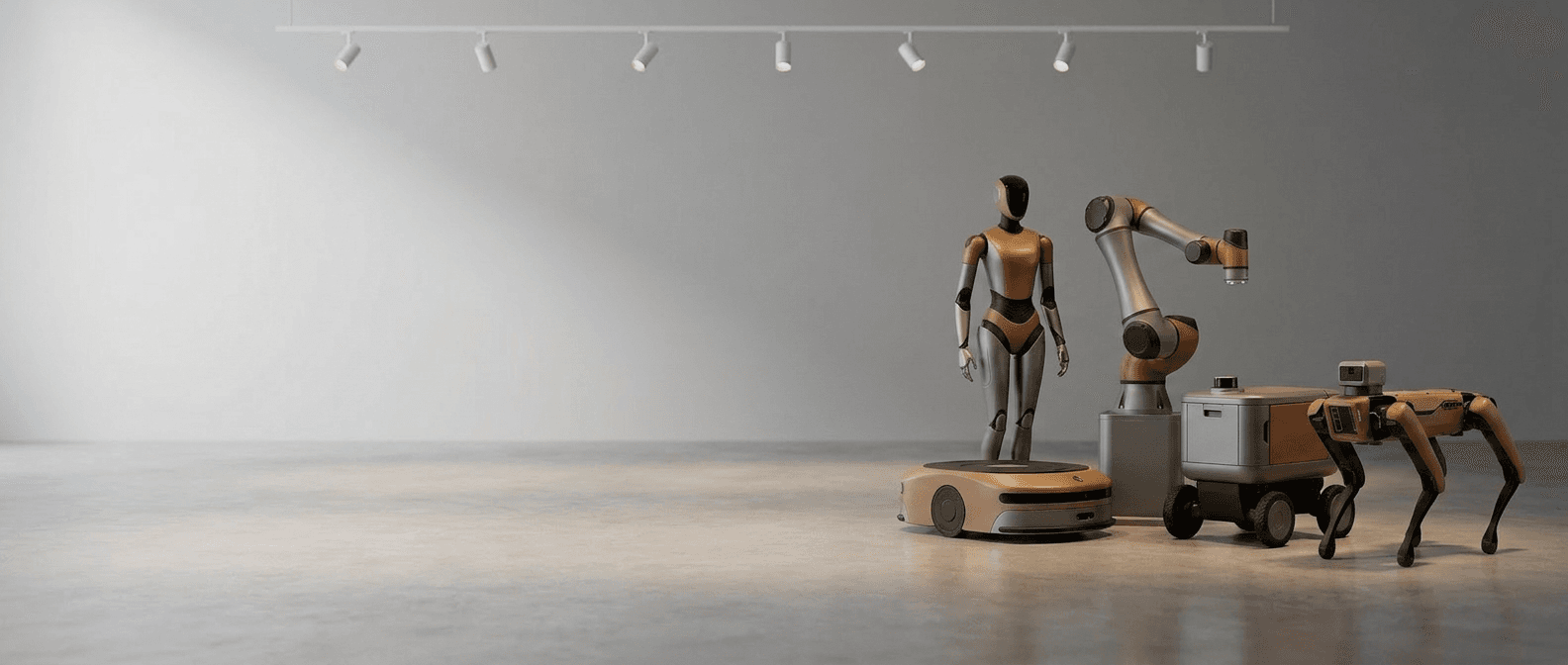 製造業向けロボット(ヒューマノイド・アーム・AMR・四脚)